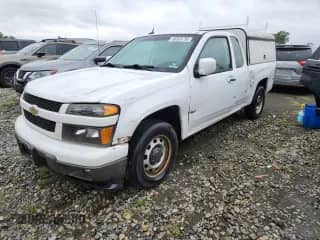2012 Chevrolet Colorado Work Truck with VIN 1GCESBFE5C8124222, listed as a Copart auction lot 66509795 with 127,321 mi miles and Salvage title. Bid and sale history available at DreamBid. Image 1.