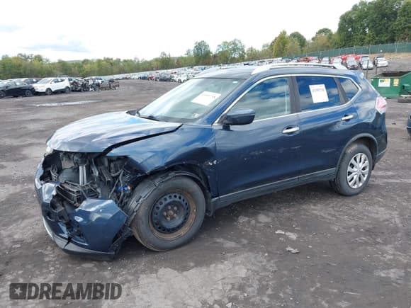 ✅ 2016 Nissan Rogue S • VIN: KNMAT2MV3GP677560 • Лот: 43399738. Опубликован ранее на IAAI с пробегом 105 233 миль. Бесплатный доступ к архиву аукционных продаж из США и подробный отчёт об истории автомобиля на DreamBid. Изображение 2.