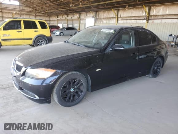 ✅ 2007 BMW 3 Series 328i • VIN: WBAVA33577P140346 • Lot: 85396905. Listed on Copart with 144,518 mi. Free auction sales archive from the USA and detailed vehicle history report at DreamBid. Image 1.