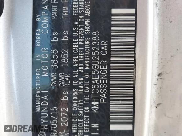 2016 Hyundai Veloster Turbo z VIN KMHTC6AE5GU252388, wystawiony jako Copart lot #48964145 z przebiegiem 137 421 mil mil oraz Szkoda całkowita • Salvage title. Historia ofert i sprzedaży dostępna na DreamBid. Obrazek 14.