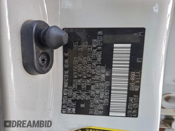 ✅ 2012 Toyota Highlander Limited • VIN: 5TDDK3EH8CS111828 • Lot: 96520255. Listed on Copart with Not provided. Free auction sales archive from the USA and detailed vehicle history report at DreamBid. Image 12.