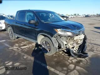 ✅ 2017 Honda Ridgeline Sport • VIN: 5FPYK3F11HB019045 • Lot: 43481915. Listed on IAAI with 197,201 mi. Free auction sales archive from the USA and detailed vehicle history report at DreamBid. Image 1.
