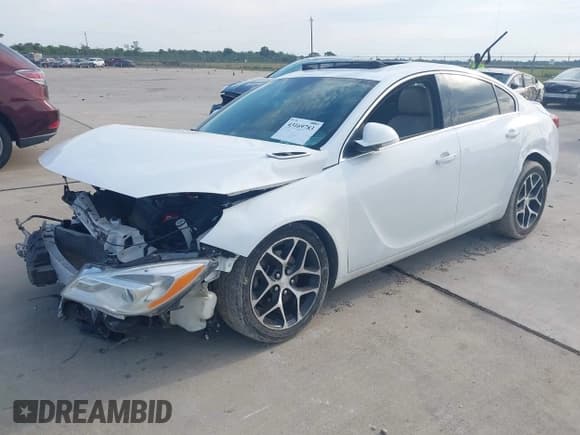 ✅ 2017 Buick Regal Sport Touring • VIN: 2G4GL5EX5H9197561 • Lot: 43169783. Listed on IAAI with 151,545 mi. Free auction sales archive from the USA and detailed vehicle history report at DreamBid. Image 2.