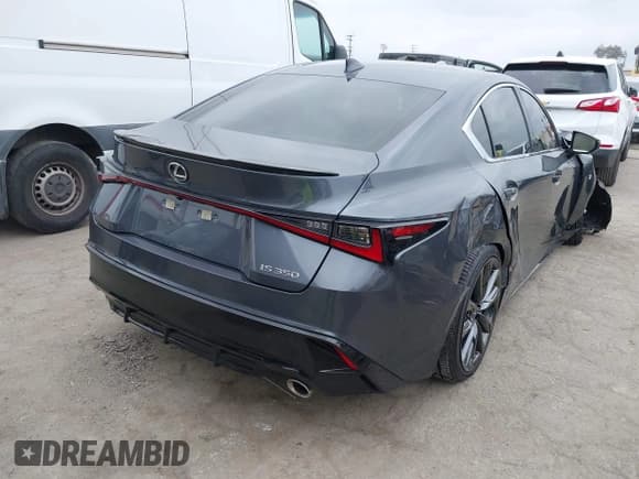 ✅ 2022 Lexus IS 350 F Sport • VIN: JTHGZ1B24N5055987 • Lot: 42104740. Listed on IAAI with 25,347 mi. Free auction sales archive from the USA and detailed vehicle history report at DreamBid. Image 4.