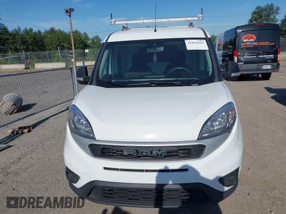 ✅ 2022 Ram ProMaster City Cargo Tradesman • VIN: ZFBHRFAB0N6X85347 • Lot: 42415616. Listed on IAAI with 44,677 mi. Free auction sales archive from the USA and detailed vehicle history report at DreamBid. Image 12.
