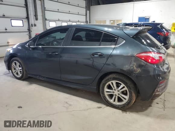 2018 Chevrolet Cruze LT with VIN 3G1BD6SM3JS625236, listed as a Copart auction lot 70992085 with 215,222 mi miles and Salvage title. Bid and sale history available at DreamBid. Image 2.
