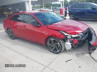 2022 Hyundai Elantra N Line z VIN KMHLR4AF9NU237160, wystawiony jako IAAI lot #41209231 z przebiegiem 36 444 mil mil oraz . Historia ofert i sprzedaży dostępna na DreamBid. Obrazek 1.
