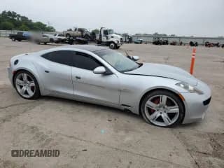 ✅ 2012 Fisker Karma EcoChic • VIN: YH4K16AA2CA000215 • Lot: 55043815. Listed on Copart with 35,002 mi. Free auction sales archive from the USA and detailed vehicle history report at DreamBid. Image 4.