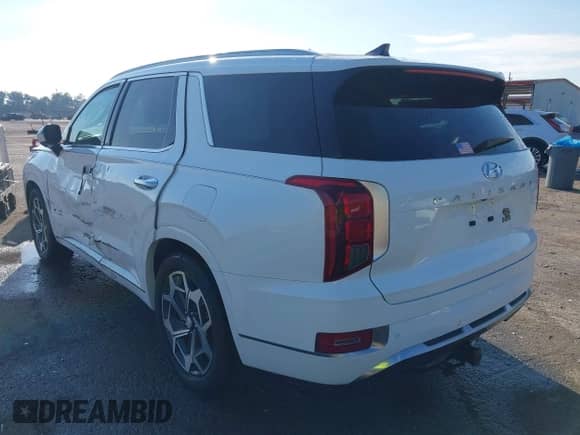 2022 Hyundai Palisade Calligraphy z VIN KM8R74HE0NU401635, wystawiony jako IAAI lot #43248516 z przebiegiem 18 784 mil mil oraz . Historia ofert i sprzedaży dostępna na DreamBid. Obrazek 3.