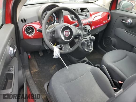✅ 2012 FIAT 500 Pop • VIN: 3C3CFFAR1CT102446 • Lot: 53923165. Listed on Copart with 145,436 mi. Free auction sales archive from the USA and detailed vehicle history report at DreamBid. Image 8.
