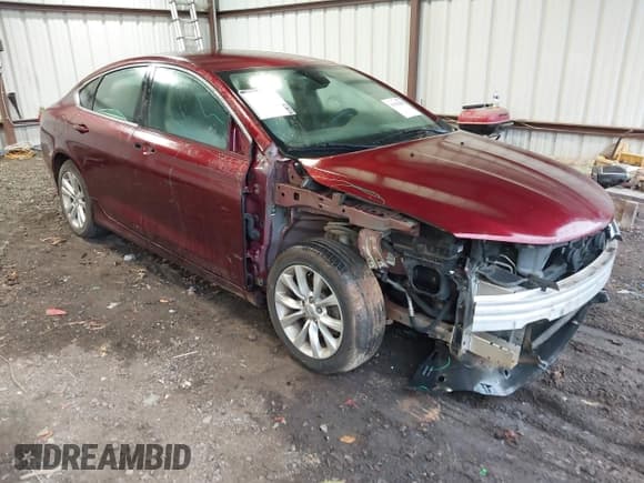 ✅ 2015 Chrysler 200 Limited • VIN: 1C3CCCAB6FN557890 • Lot: 43542900. Listed on IAAI with 168,624 mi. Free auction sales archive from the USA and detailed vehicle history report at DreamBid. Image 1.