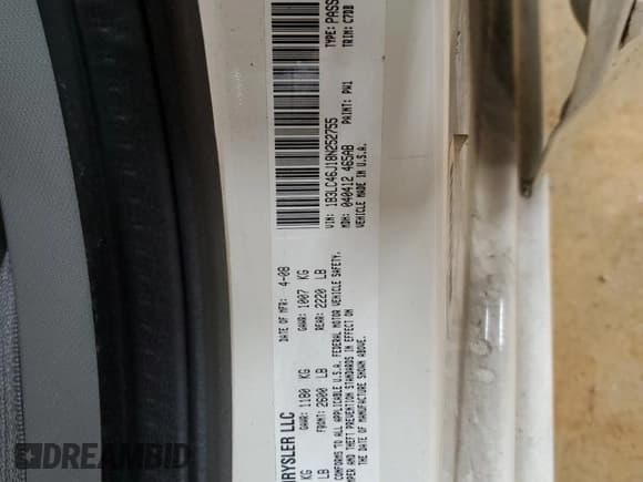 ✅ 2008 Dodge Avenger SE • VIN: 1B3LC46J18N252755 • Лот: 43141885. Опубликован ранее на Copart с пробегом 112 044 миль. Бесплатный доступ к архиву аукционных продаж из США и подробный отчёт об истории автомобиля на DreamBid. Изображение 14.