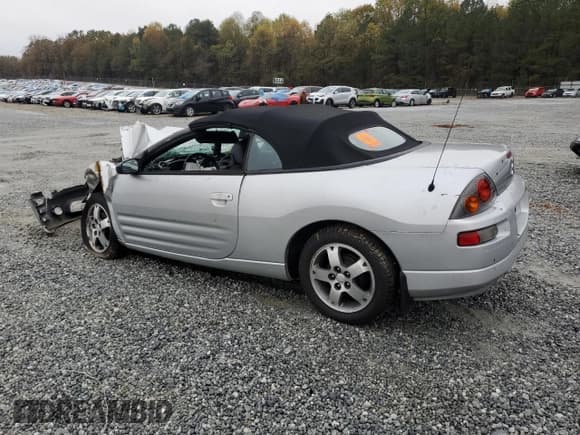 ✅ 2003 Mitsubishi Eclipse GS • VIN: 4A3AE45G43E021750 • Lot: 80774994. Listed on Copart with Not provided. Free auction sales archive from the USA and detailed vehicle history report at DreamBid. Image 2.