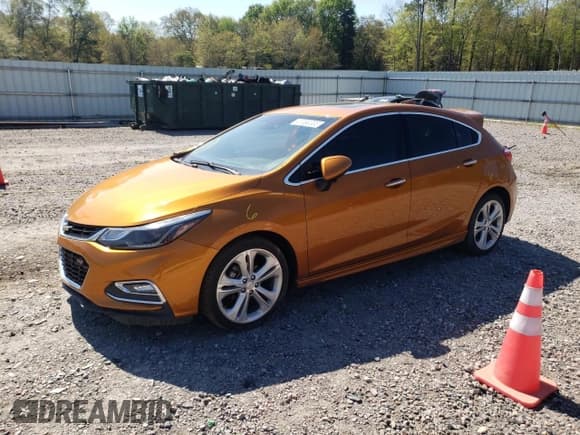 ✅ 2017 Chevrolet Cruze Premier • VIN: 3G1BF6SM2HS550422 • Lot: 46893003. Listed on Copart with 64,096 mi. Free auction sales archive from the USA and detailed vehicle history report at DreamBid. Image 1.