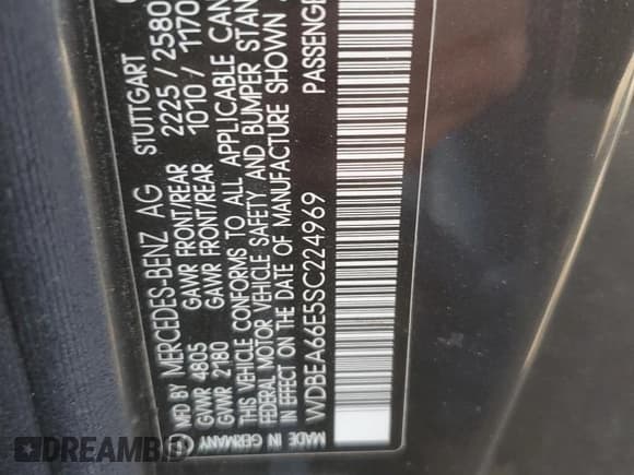 ✅ 1995 Mercedes-Benz E 320 • VIN: WDBEA66E5SC224969 • Лот: 72045794. Опубликован ранее на Copart с пробегом 116 968 миль. Бесплатный доступ к архиву аукционных продаж из США и подробный отчёт об истории автомобиля на DreamBid. Изображение 12.