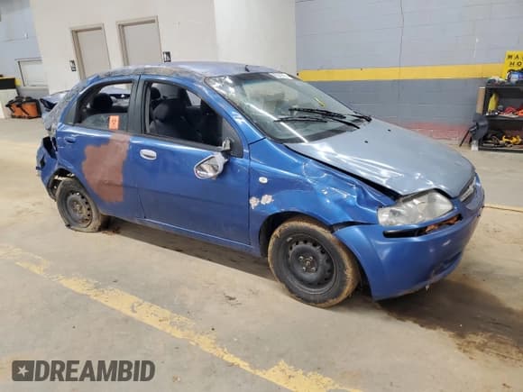 ✅ 2006 Chevrolet Aveo LS • VIN: KL1TD56626B639396 • Lot: 88041505. Wystawiony na Copart z przebiegiem Nie podano. Bezpłatny archiwum sprzedaży aukcyjnych z USA i szczegółowy raport historii pojazdu na DreamBid. Zdjęcie 4.