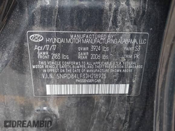 2018 Hyundai Elantra Limited с VIN 5NPD84LF3JH218925, выставлен на аукционе IAAI как лот 42542665 с пробегом 147 774 миль миль и . История ставок и продаж доступна на DreamBid. Изображение 9.