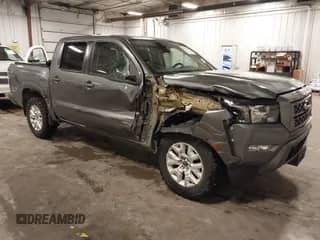 2022 Nissan Frontier SV with VIN 1N6ED1EK6NN674574, listed as a IAAI auction lot 43176314 with 56,261 mi miles and . Bid and sale history available at DreamBid. Image 1.