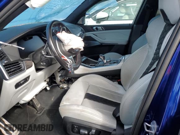 ✅ 2023 BMW X5 M • VIN: 5YMJU0C08P9R37020 • Lot: 44937935. Listed on Copart with Not provided. Free auction sales archive from the USA and detailed vehicle history report at DreamBid. Image 7.