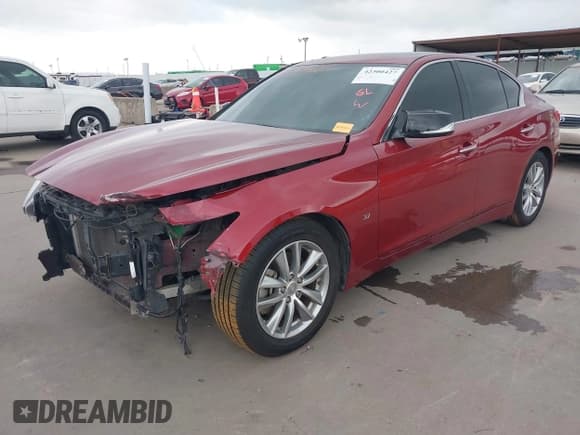 ✅ 2014 Infiniti Q50 Premium • VIN: JN1BV7AP8EM673359 • Lot: 42300427. Listed on IAAI with 118,779 mi. Free auction sales archive from the USA and detailed vehicle history report at DreamBid. Image 19.