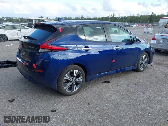 ✅ 2021 Nissan LEAF SV • VIN: 1N4AZ1CVXMC552087 • Лот: 41639136. Опубликован ранее на IAAI с пробегом 22 753 миль. Бесплатный доступ к архиву аукционных продаж из США и подробный отчёт об истории автомобиля на DreamBid. Изображение 4.