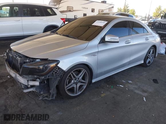 ✅ 2014 Mercedes-Benz CLA 250 • VIN: WDDSJ4EB5EN045877 • Lot: 43550396. Listed on IAAI with 180,922 mi. Free auction sales archive from the USA and detailed vehicle history report at DreamBid. Image 2.