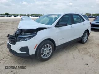 ✅ 2023 Chevrolet Equinox LS • VIN: 3GNAXFEGXPL147875 • Lot: 59591365. Wystawiony na Copart z przebiegiem 50 701 mil. Bezpłatny archiwum sprzedaży aukcyjnych z USA i szczegółowy raport historii pojazdu na DreamBid. Zdjęcie 1.