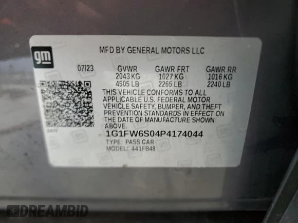 ✅ 2023 Chevrolet Bolt EV 1LT • VIN: 1G1FW6S04P4174044 • Lot: 63600244. Wystawiony na Copart z przebiegiem 10 766 mil. Bezpłatny archiwum sprzedaży aukcyjnych z USA i szczegółowy raport historii pojazdu na DreamBid. Zdjęcie 12.