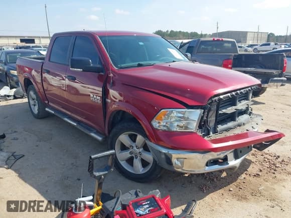 ✅ 2015 Ram 1500 Lone Star • VIN: 1C6RR6LTXFS639156 • Lot: 41593684. Listed on IAAI with 128,182 mi. Free auction sales archive from the USA and detailed vehicle history report at DreamBid. Image 1.