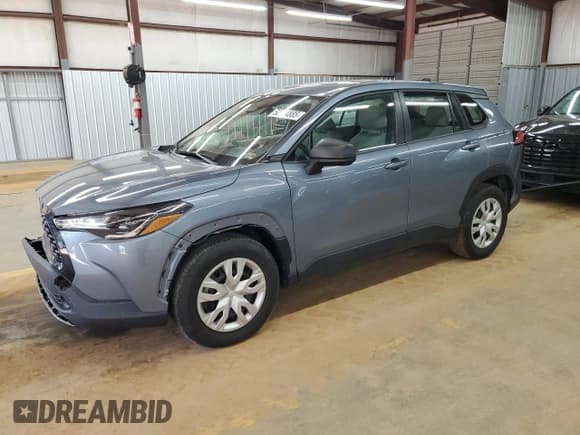 ✅ 2023 Toyota Corolla Cross L • VIN: 7MUAAABG9PV057635 • Lot: 52254885. Listed on Copart with 35,737 mi. Free auction sales archive from the USA and detailed vehicle history report at DreamBid. Image 1.