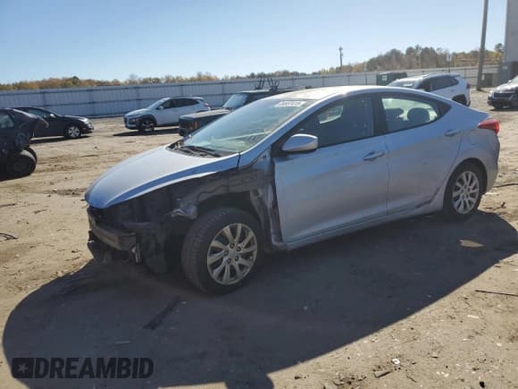 ✅ 2012 Hyundai Elantra Limited • VIN: 5NPDH4AE1CH126676 • Lot: 89557415. Listed on Copart with 94,899 mi. Free auction sales archive from the USA and detailed vehicle history report at DreamBid. Image 1.