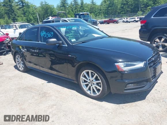 ✅ 2015 Audi A4 Premium Plus • VIN: WAUFFAFL8FN005343 • Lot: 42550360. Listed on IAAI with 99,811 mi. Free auction sales archive from the USA and detailed vehicle history report at DreamBid. Image 1.