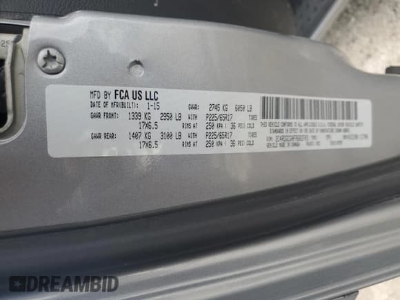 ✅ 2015 Dodge Grand Caravan SXT • VIN: 2C4RDGCG0FR683703 • Lot: 69616425. Wystawiony na Copart z przebiegiem 115 576 mil. Bezpłatny archiwum sprzedaży aukcyjnych z USA i szczegółowy raport historii pojazdu na DreamBid. Zdjęcie 13.