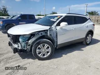 ✅ 2021 Chevrolet Blazer LT • VIN: 3GNKBDR45MS514478 • Лот: 62943145. Опубликован ранее на Copart с пробегом 11 372 миль. Бесплатный доступ к архиву аукционных продаж из США и подробный отчёт об истории автомобиля на DreamBid. Изображение 1.