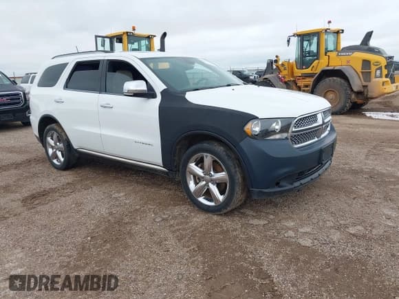 ✅ 2013 Dodge Durango Citadel • VIN: 1C4RDHEG2DC672632 • Lot: 42432340. Listed on IAAI with 246,901 mi. Free auction sales archive from the USA and detailed vehicle history report at DreamBid. Image 1.