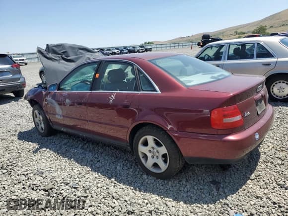 ✅ 1999 Audi A4 • VIN: WAUED28D7XA285326 • Lot: 64208185. Listed on Copart with Not provided. Free auction sales archive from the USA and detailed vehicle history report at DreamBid. Image 2.