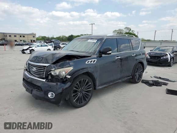 ✅ 2013 Infiniti QX56 • VIN: JN8AZ2NF8D9530855 • Lot: 53100425. Wystawiony na Copart z przebiegiem 183 838 mil. Bezpłatny archiwum sprzedaży aukcyjnych z USA i szczegółowy raport historii pojazdu na DreamBid. Zdjęcie 1.