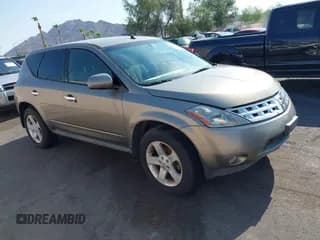 ✅ 2004 Nissan Murano SL • VIN: JN8AZ08T34W222595 • Lot: 42745641. Wystawiony na IAAI z przebiegiem 150 794 mil. Bezpłatny archiwum sprzedaży aukcyjnych z USA i szczegółowy raport historii pojazdu na DreamBid. Zdjęcie 1.