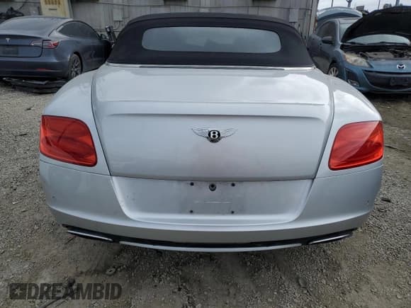 ✅ 2012 Bentley Continental GT • VIN: SCBGR3ZA2CC077346 • Lot: 49096205. Listed on Copart with 33,938 mi. Free auction sales archive from the USA and detailed vehicle history report at DreamBid. Image 6.