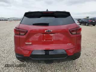 2023 Chevrolet Blazer RS with VIN 3GNKBERS2PS168124, listed as a Copart auction lot 64123754 with 7,291 mi miles and Salvage title. Bid and sale history available at DreamBid. Image 6.