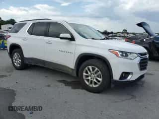 2019 Chevrolet Traverse LT Cloth z VIN 1GNERGKW1KJ229037, wystawiony jako Copart lot #65195665 z przebiegiem 88 449 mil mil oraz Szkoda całkowita • Salvage title. Historia ofert i sprzedaży dostępna na DreamBid. Obrazek 4.