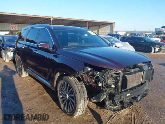 ✅ 2023 Hyundai Palisade Calligraphy • VIN: KM8R74GEXPU642705 • Lot: 43240972. Wystawiony na IAAI z przebiegiem 50 509 mil mil. Skorzystaj z bezpłatnego archiwum sprzedaży aukcyjnych z USA i zobacz szczegółowy raport historii pojazdu na DreamBid. Zdjęcie 1.