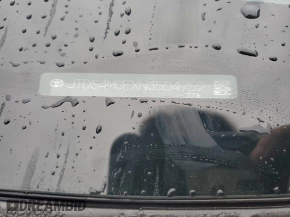 ✅ 2022 Toyota Corolla SE • VIN: JTDS4MCEXN3504752 • Лот: 83818515. Опубликован ранее на Copart с пробегом 46 912 миль. Бесплатный доступ к архиву аукционных продаж из США и подробный отчёт об истории автомобиля на DreamBid. Изображение 12.