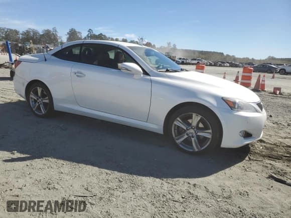 ✅ 2012 Lexus IS 250 C • VIN: JTHFF2C22C2524470 • Lot: 82737215. Listed on Copart with 123,191 mi. Free auction sales archive from the USA and detailed vehicle history report at DreamBid. Image 4.