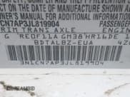 ✅ 2018 Nissan Versa SV • VIN: 3N1CN7AP3JL819904 • Lot: 43336378. Listed on IAAI with 186,339 mi. Free auction sales archive from the USA and detailed vehicle history report at DreamBid. Image 9.