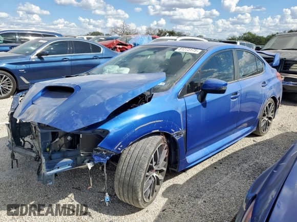 ✅ 2020 Subaru WRX STI • VIN: JF1VA2E63L9832420 • Lot: 81273175. Listed on Copart with 43,677 mi. Free auction sales archive from the USA and detailed vehicle history report at DreamBid. Image 1.