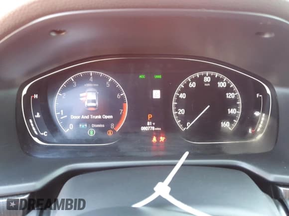 ✅ 2020 Honda Accord Sport • VIN: 1HGCV1F3XLA046344 • Lot: 82123455. Wystawiony na Copart z przebiegiem 80 778 mil. Bezpłatny archiwum sprzedaży aukcyjnych z USA i szczegółowy raport historii pojazdu na DreamBid. Zdjęcie 9.