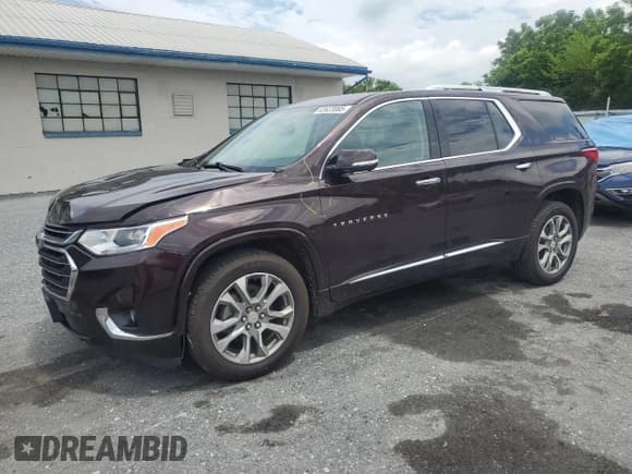 ✅ 2020 Chevrolet Traverse Premier • VIN: 1GNEVKKW9LJ175065 • Lot: 63623085. Listed on Copart with 113,775 mi. Free auction sales archive from the USA and detailed vehicle history report at DreamBid. Image 1.