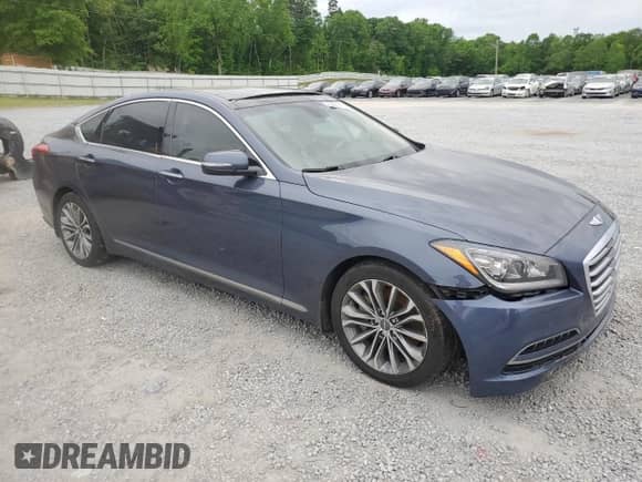 2015 Hyundai Genesis 3.8L z VIN KMHGN4JE8FU077813, wystawiony jako Copart lot #52880775 z przebiegiem 112 354 mil mil oraz Szkoda całkowita • Salvage title. Historia ofert i sprzedaży dostępna na DreamBid. Obrazek 4.