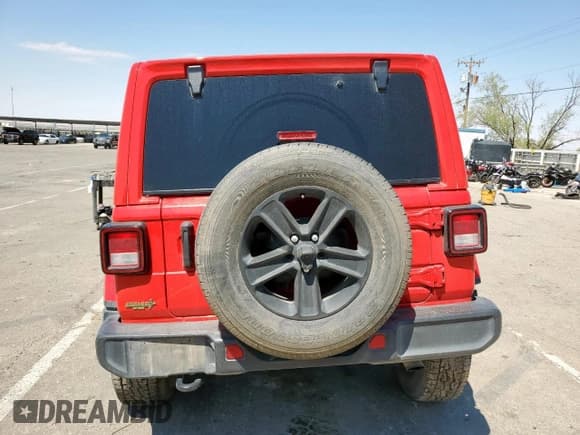 ✅ 2021 Jeep Wrangler Unlimited Sahara • VIN: 1C4HJXEN2MW668060 • Lot: 68734005. Listed on Copart with 77,183 mi. Free auction sales archive from the USA and detailed vehicle history report at DreamBid. Image 6.